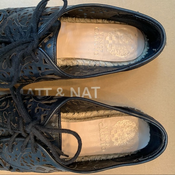 Vince Camuto sneakers black tie up - Picture 3 of 13
